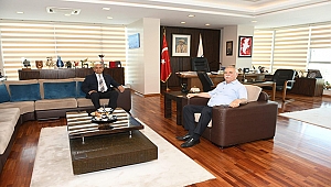 BAŞKAN GÖKHAN KONUKLARINI AĞIRLADI