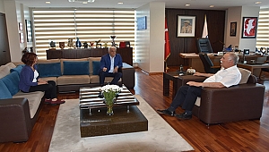 BAŞKAN GÖKHAN KONUKLARINI AĞIRLADI