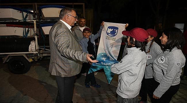 BAŞKAN GÖKHAN, MİNİK SPORCULARI SAMSUN'A UĞURLADI