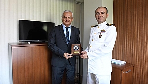 BAŞKAN YARDIMCISI SÜRÜCÜ GEMİ KOMUTANLARINI AĞIRLADI