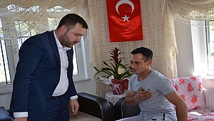 BAŞKAN YÜKSEL OPERASYONDA YARALANAN ASKERİ ZİYARET ETTİ