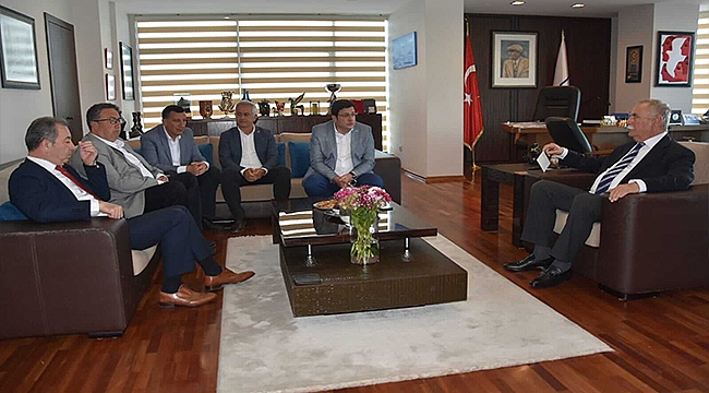 BELEDİYE BAŞKANI ÜLGÜR GÖKHAN'A ZİYARETLER SÜRÜYOR