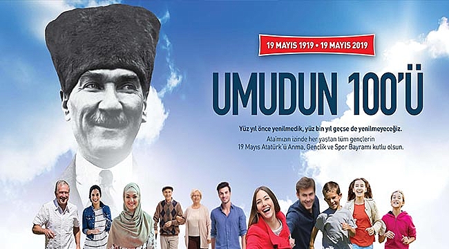BELEDİYE BAŞKANI ÜLGÜR GÖKHAN'IN 19 MAYIS ATATÜRK'Ü ANMA, GENÇLİK VE SPOR BAYRAMI MESAJI