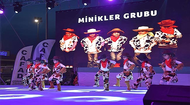 ÇAFAD 20.DAMLA HALK DANSLARI GECESİ, BÜYÜK BEĞENİ TOPLADI