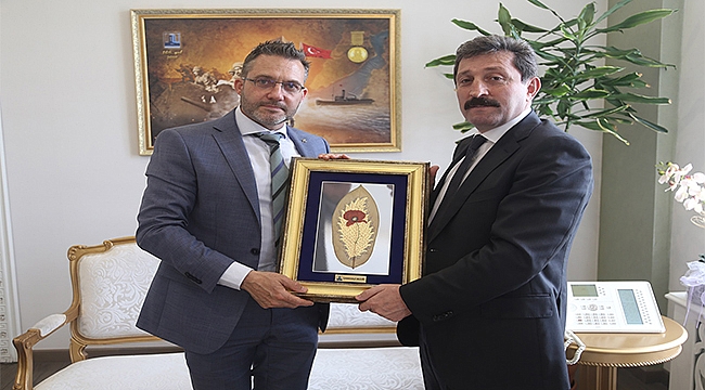 ÇANAKKALE AVUSTRALYA KONSOLOSU DYLAN WALSH'DAN VEDA ZİYARETİ