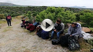 ÇANAKKALE'DE 64 MÜLTECİ YAKALANDI