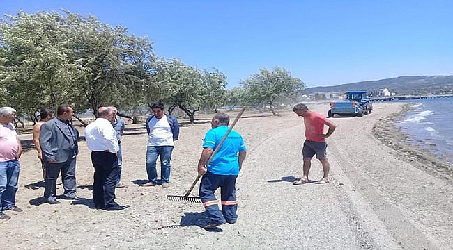 ÇARDAK KUM ADASI YAZ SEZONUNA HAZIRLANIYOR