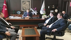 CHP GENEL BAŞKAN YARDIMCISI ERKEK'TEN ÇAN BELEDİYE BAŞKANI ÖZ'E TEBRİK ZİYARETİ