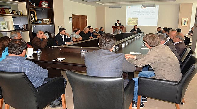 ÇTSO KONGRE FUAR MERKEZİ'NDE ZEYTİNYAĞI BİLGİLENDİRME TOPLANTISI YAPILDI