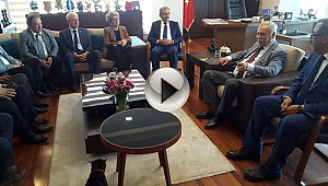 GELİBOLU BELEDİYESİNDEN BAŞKAN GÖKHAN'A TEBRİK ZİYARETİ