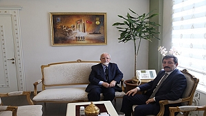 GÖKÇEADA METROPOLİTİ KİRİLİOS DRAGONİS VALİLİĞİ ZİYARET ETTİ