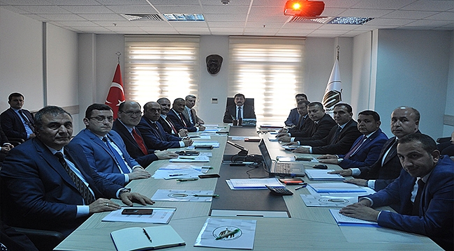 İL ÖZEL İDARESİNDE KÖYDES İL TAHSİSAT KOMİSYON TOPLANTISI YAPILDI