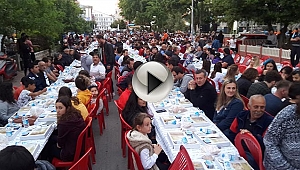 İLK İFTAR İSMETPAŞA MAHALLESİNDE YAPILDI