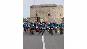 KALE ÇANAKKALE BİSİKLET FESTİVALİ'NDE BİSİKLET SEVERLER, TROYA'DAN GELİBOLU'YA TARİHİN İZİNDE SÜRDÜ