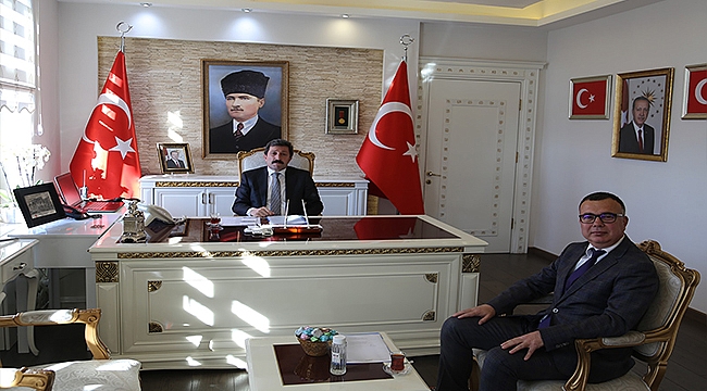 KEPEZ BELEDİYE BAŞKANI BİROL ARSLAN'DAN VALİLİĞE ZİYARET