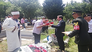 KIBRIS GAZİSİ ŞEHABETTİN SEZGİN, DUALARLA SON YOLCULUĞUNA UĞURLANDI