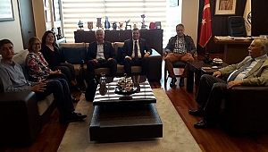 BAŞKAN GÖKHAN'A TEBRİK ZİYARETLERİ SÜRÜYOR