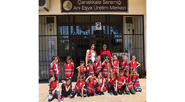 MİNİKLERDEN SERAMİK ATÖLYESİNE ZİYARET