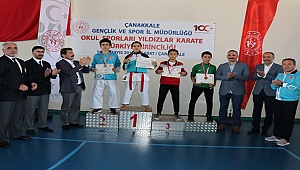 OKUL SPORLARI YILDIZLAR KARATE TÜRKİYE BİRİNCİLİĞİ ÇANAKKALE'DE YAPILDI