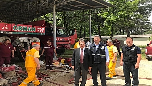 ORMAN İŞLETME MÜDÜRLÜĞÜ YANGIN TATBİKATI VE SEMİNERİ GERÇEKLEŞTİRİLDİ