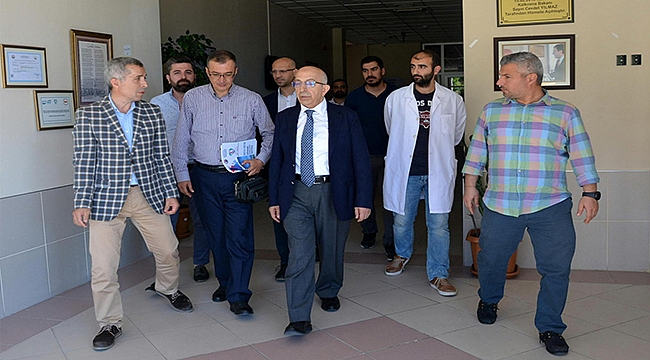 REKTÖR PROF. DR. SEDAT MURAT'TAN ÇOBİLTUM'A ZİYARET