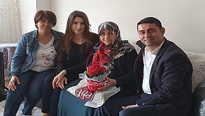 ŞEHİT ANNESİNE ANNELER GÜNÜ ZİYARETİ