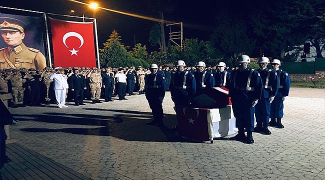 ŞEHİT J.ER OĞUZHAN KAMAN, DUALARLA UĞURLANDI