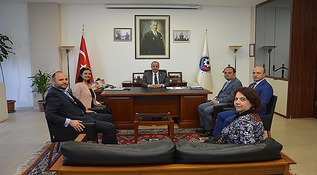 SGK İL MÜDÜRÜ SOSYAL GÜVENLİK HAFTASI SEBEBİYLE ÇTSO YÖNETİM KURULU BAŞKANINI ZİYARET ETTİ