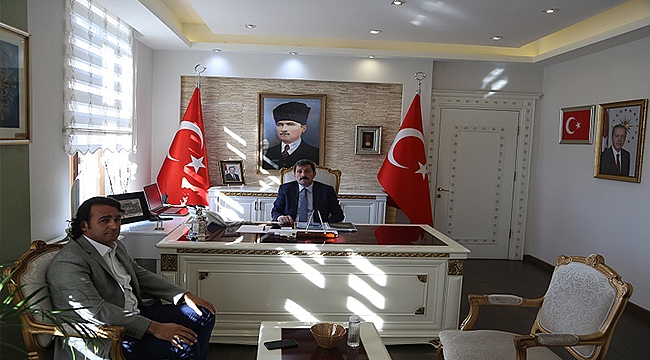 UMURBEY BELEDİYE BAŞKANI ERDAL DOĞAN'DAN VALİLİĞE ZİYARET