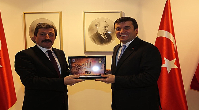 VALİ ORHAN TAVLI, DIŞİŞLERİ BAKAN YARDIMCISI YAVUZ SELİM KIRAN'I ZİYARET ETTİ