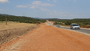 ASSOS-BEHRAMKALE TURİZM YOLU ÇALIŞMALARI DEVAM EDİYOR