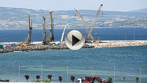 ÇANAKKALE 1915 KÖPRÜSÜ'NDE ÇALIŞMALAR SÜRÜYOR