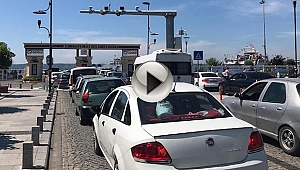 ÇANAKKALE'DE TATİL DÖNÜŞÜ YOĞUNLUĞU BAŞLADI