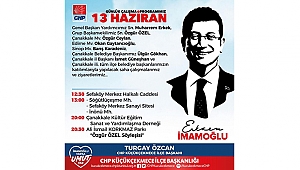 CHP ÇANAKKALE ÖRGÜTÜ İMAMOĞLU'NDA BİRLEŞTİ