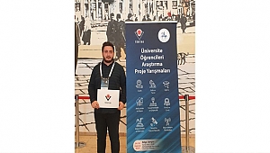 ÇOMÜ ÖĞRENCİSİ ŞAMİL GÜVEN'İN 'TÜBİTAK PROJESİ' BAŞARISI
