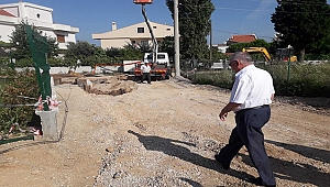 DARDANOS'TA TEKNİK ALTYAPI ÇALIŞMALARI SÜRÜYOR