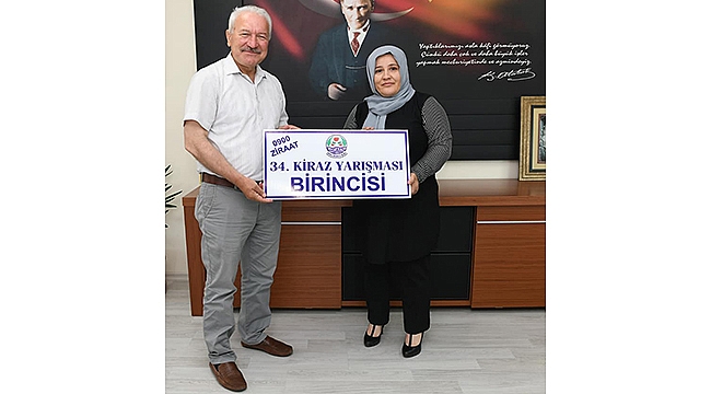 EN İYİ KİRAZI YETİŞTİRENLERE ÖDÜL