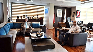 GÖĞÜSGEREN'DEN BAŞKAN GÖKHAN'A ZİYARET