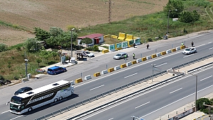 HELİKOPTERLE TRAFİK DENETİMLERİ SÜRÜYOR