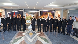 İL JANDARMA KOMUTANLIĞI TEŞKİLATINDAN VALİ ORHAN TAVLI'YA ZİYARET