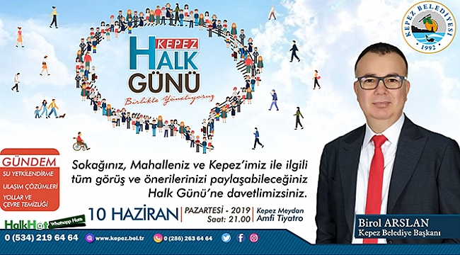 KEPEZ BELEDİYESİ HALK GÜNÜ DÜZENLİYOR