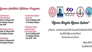 ÖĞRENME ŞENLİKLERİNE DAVETLİSİNİZ