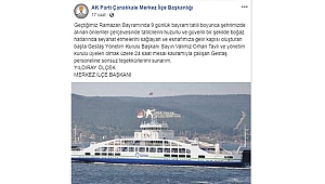 ÖLÇEK'DEN GESTAŞ VE EMNİYETE TEŞEKKÜR