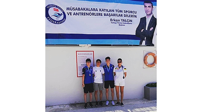 YÜZME SPORCULARINDAN BİR BÜYÜK BAŞARI DAHA GELDİ