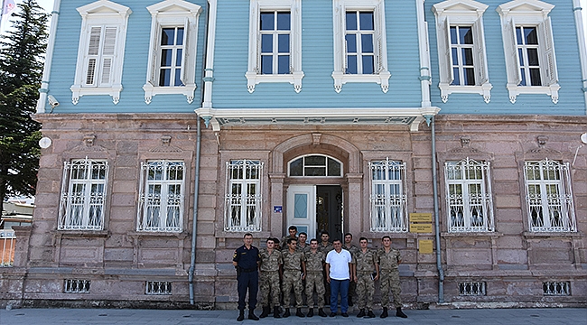 116. JANDARMA EĞİTİM ALAY KOMUTANLIĞI AKADEMİ ÖĞRENCİLERİNDEN ZİYARET
