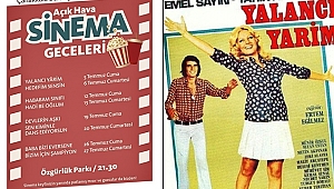 "AÇIK HAVA SİNEMA GECELERİ" BAŞLIYOR