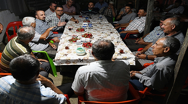 AK PARTİ GRUP BAŞKANVEKİLİ BÜLENT TURAN KÖY ZİYARETLERİNDE