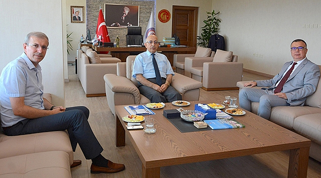 BAŞKAN BİROL ASLAN'DAN REKTÖR MURAT'A ZİYARET