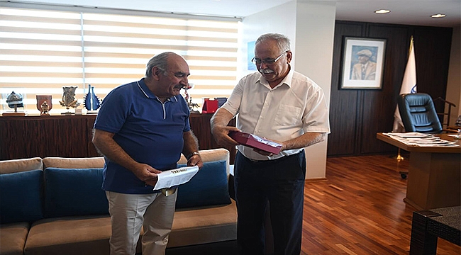 BAŞKAN GÖKHAN KONUKLARINI AĞIRLADI