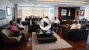 BAŞKAN GÖKHAN KONUKLARINI AĞIRLADI